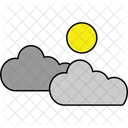 Día nublado  Icono