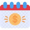 Día de salario  Icono