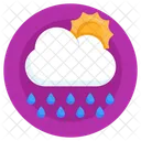 Lluvia Tiempo Lluvioso Nube De Lluvia Icono