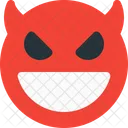 Diablo Emoji Smiley Icono