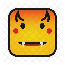 Demonio Emoji Icono