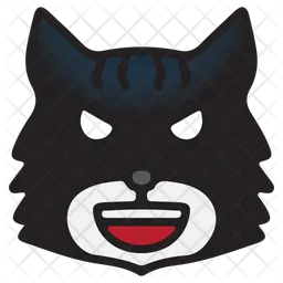 Gato diablo Emoji Icono