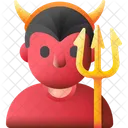 Diabo Dia Das Bruxas Monstro Ícone