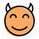 Olhos sorridentes diabo  Ícone