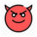Diabo Implacavel Cruel Ícone