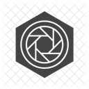Diafragma hexagonal  Icono