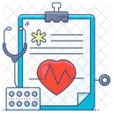 Health Report Medical Report Doctor Report Icon