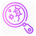 Diagnosis Bacteria Scientist Icon