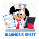 Diagnosis Sheet Paper Document Icon