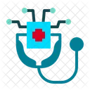 Diagnostic Par IA Apprentissage Automatique Telemedecine Icône