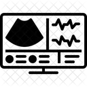 Diagnostic Ultrasonic Checking Icon