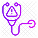 Diagnostic Equipement Medical Risque Icon