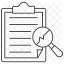 Diagnostic Medical Thinline Icon Icône