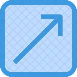 Diagonal arrow  Icon