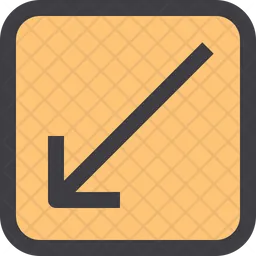 Diagonal arrow  Icon