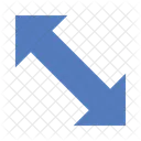 Diagonal arrow  Icon