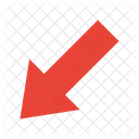 Diagonal arrow  Icon