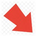 Diagonal arrow  Icon