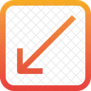 Diagonal arrow  Icon