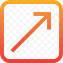 Diagonal arrow  Icon