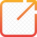 Diagonal arrow  Icon