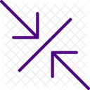 Diagonal Compress  Icon