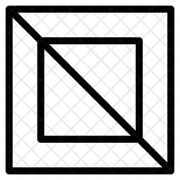 Diagonal Cross Icon - Download in Line Style