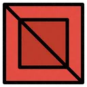 Diagonal Cross  Icon