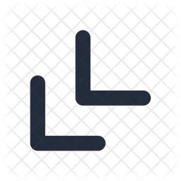 Diagonal Double Chevron  Icon