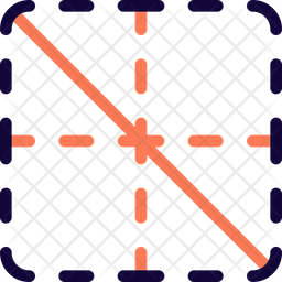 Diagonal Down Border Icon