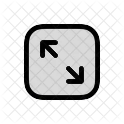 Diagonale Ausdehnung  Symbol