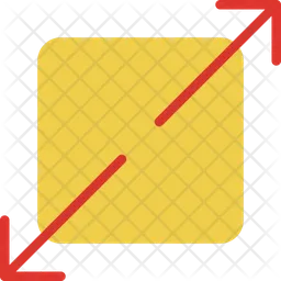 Diagonal Expand  Icon