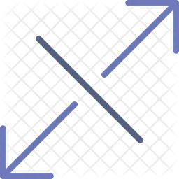 Diagonal Expand  Icon