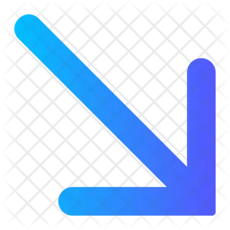 Diagonal Line Arrow  Icon