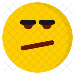 Diagonal Mouth Emoji Icon