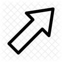 Diagonaler Pfeil  Symbol