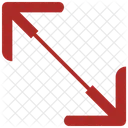 Diagonal Resize Enlarge Maximize Icon