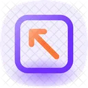 Diagonal Up Icon
