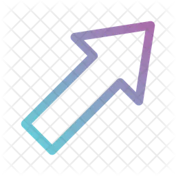 Diagonaler Pfeil  Symbol