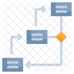 Diagram Workflow  Icon