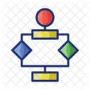 Diagrama Diagrama De Flujo Algoritmo Icono