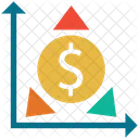 Diagrama Dolar Comercio Eletronico Ícone