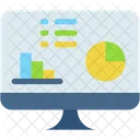 Diagrama Equipo Estadisticas Icono