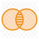 Diagrama De Venn Grafico De Venn Infografico Ícone