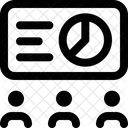 Diagrama apresentação audiência  Ícone