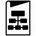 Archivo de diagrama  Icono