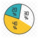 Diagrama circular  Icono