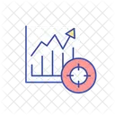 Diagrama crescente  Ícone