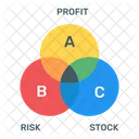 Sobreposicao Diagrama De Venn Grafico De Venn Ícone