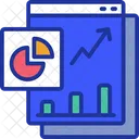 Diagrama de análise on-line  Ícone